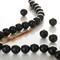 12 Pack: Black Obsidian Round Beads, 8mm by Bead Landing™